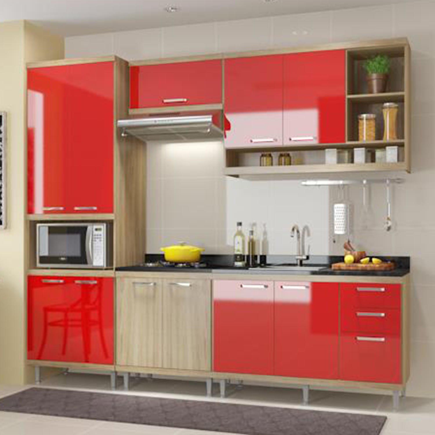 Wibamp Com Cozinha Planejada Marrom Com Vermelho Id Ias Do Wibamp Com Cozinha Planejada Marrom Com Vermelho Id Ias Do